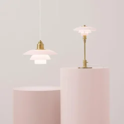 PH 2/1 Pale Rose bordlampe