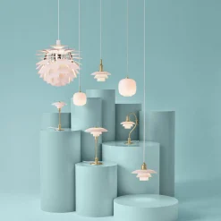 PH 2/1 Pale Rose bordlampe