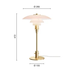 PH 3/2 Pale Rose bordlampe