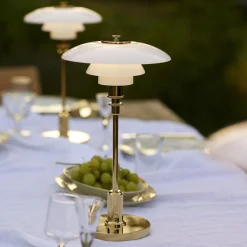 PH 2/1 Portable bordlampe, brass