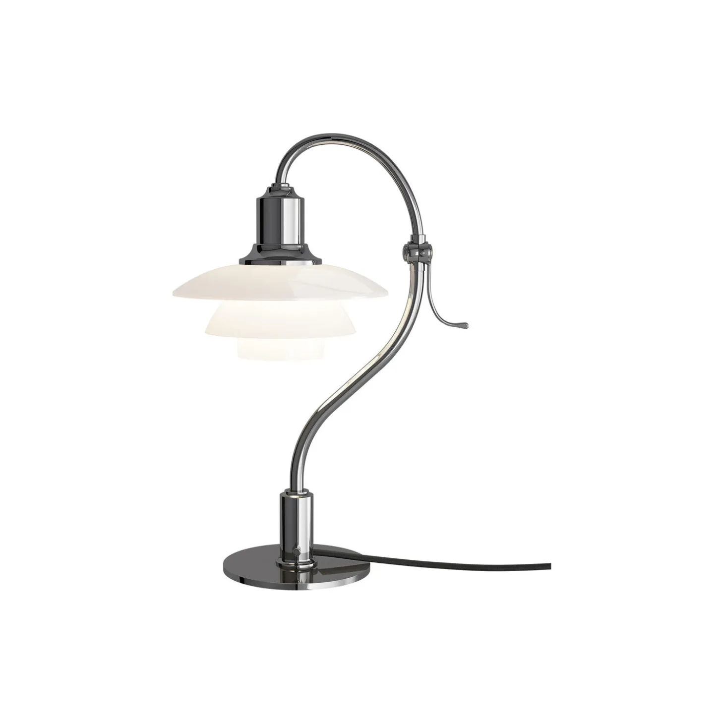 PH 2/2 Question Mark Chrome bordlampe