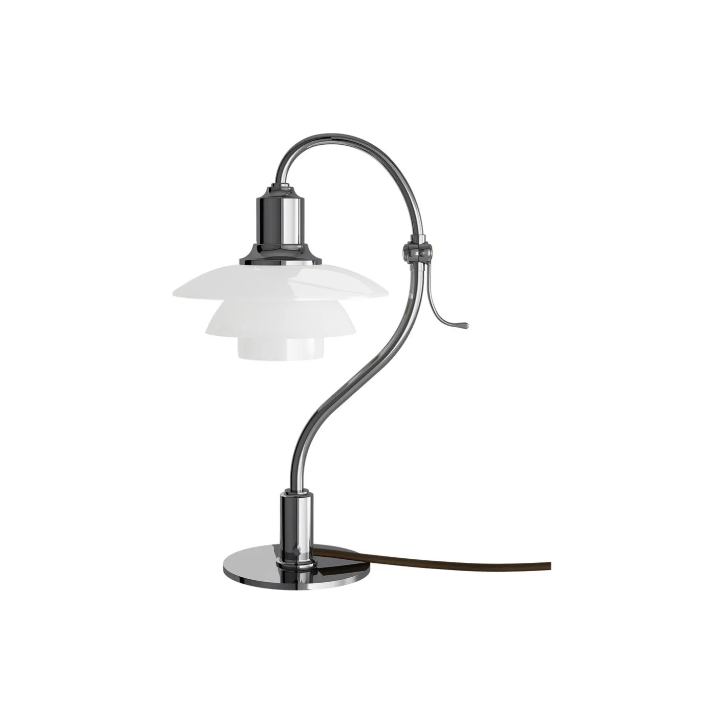 PH 2/2 Question Mark Chrome bordlampe