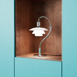 PH 2/2 Question Mark Chrome bordlampe