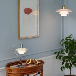 PH 2/2 Question Mark Chrome bordlampe