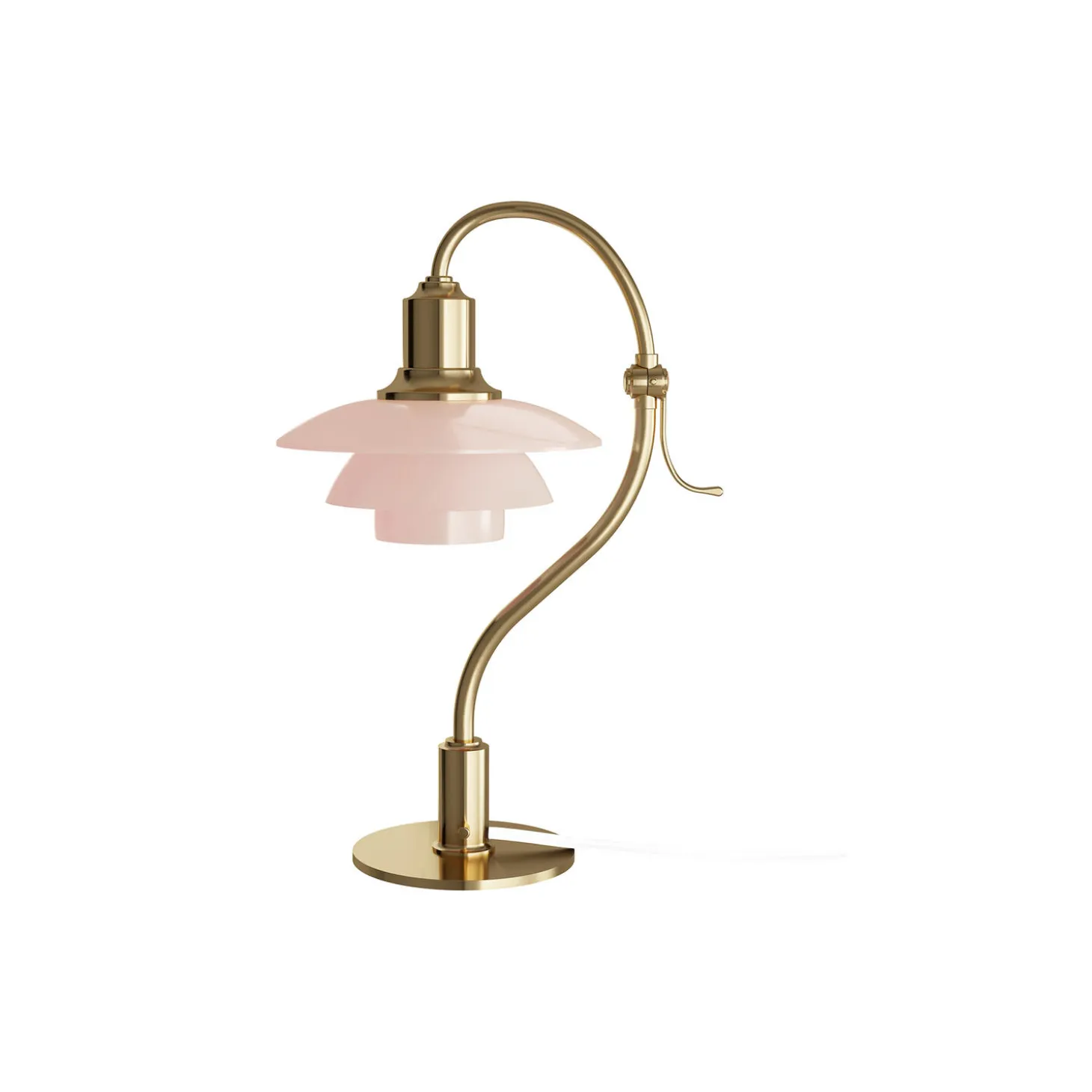 PH 2/2 Question Mark Pale Rose bordlampe