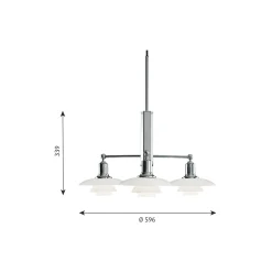 PH 2/1 Stammekrone, krom