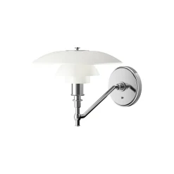 PH 3/2 væglampe, krom