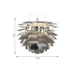 PH Artichoke, stainless steel