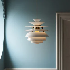 PH Snowball, soft white/brass metallised