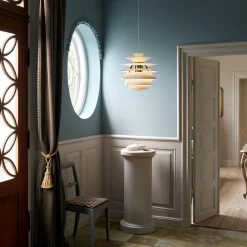 PH Snowball, soft white/brass metallised