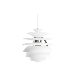 PH Snowball, soft white/high lustre chrome plated