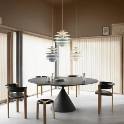 PH Snowball, soft white/high lustre chrome plated