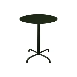 PICO Café Table with 4 Star Base Ø 64, olive green