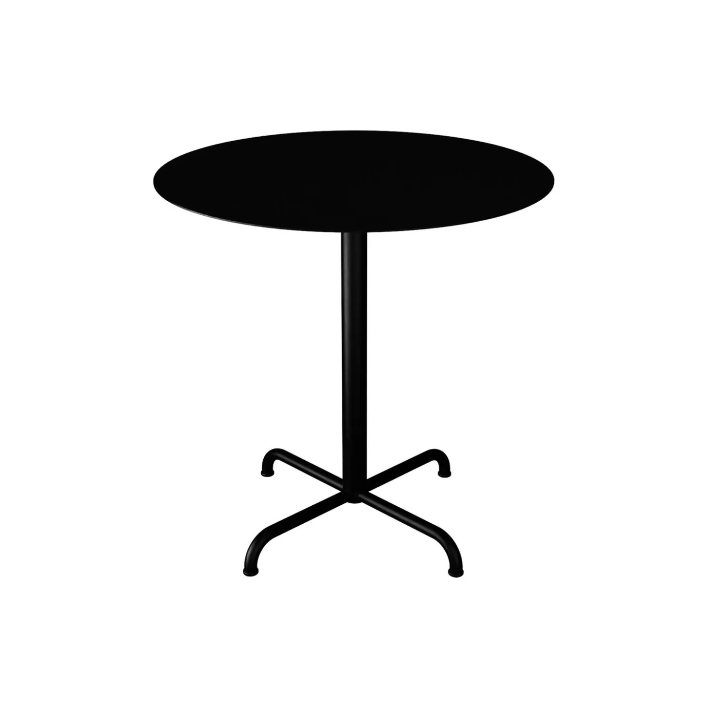 PICO Café Table with 4 Star Base Ø 74, black