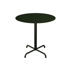 PICO Café Table with 4 Star Base Ø 74, olive green