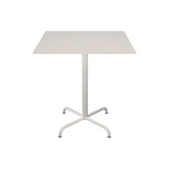 PICO Café Table with 4 Star Base 70x70, muted white
