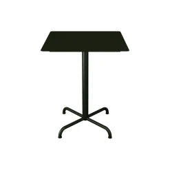 PICO Café Table with 4 Star Base 60x60, olive green