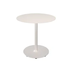 PICO Café Table with Round Base Ø 74, muted white