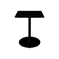 PICO Café Table with Round Base 60x60, black