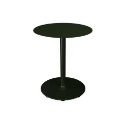 PICO Café Table with Round Base Ø 64, olive green