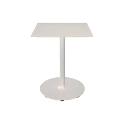PICO Café Table with Round Base 60x60, muted white