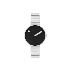 PICTO armbåndsur, black/brushed steel