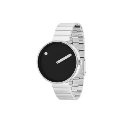 PICTO armbåndsur, black/brushed steel