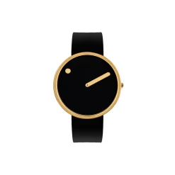 PICTO armbåndsur, black/gold/black