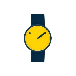 PICTO armbåndsur, electric yellow/navy blue