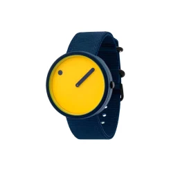 PICTO armbåndsur, electric yellow/navy blue