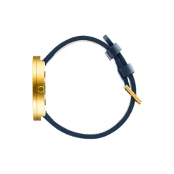 PICTO armbåndsur, light blue/matt gold/midnight blue