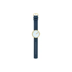 PICTO armbåndsur, light blue/matt gold/midnight blue