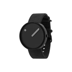 PICTO armbåndsur, manta ray black/manta ray black