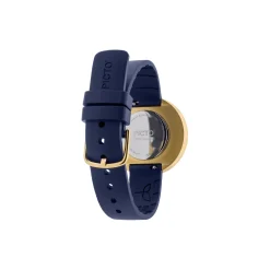 PICTO armbåndsur, midnight blue/gold/midnight blue