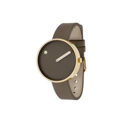 PICTO armbåndsur, mocha brown/gold/mocha brown