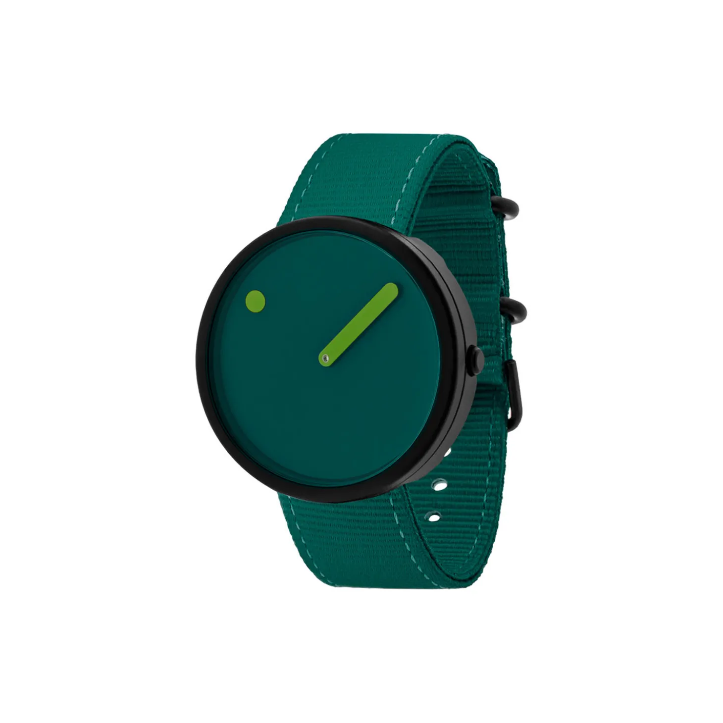 PICTO armbåndsur, ocean green/matt black/ocean green