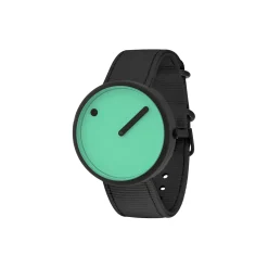 PICTO armbåndsur, pacific green/matt black/manta ray black