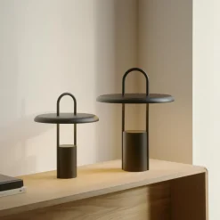 Pier portable LED lampe, black