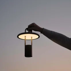 Pier portable LED lampe, black