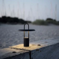 Pier portable LED lampe, black