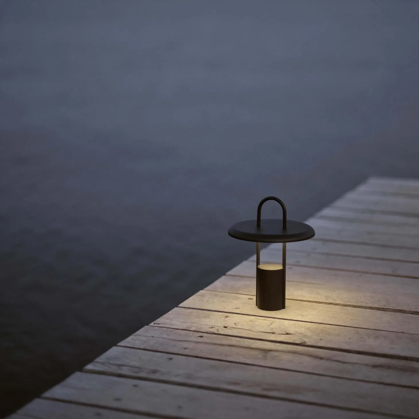 Pier portable LED lampe, black