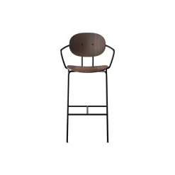 PIET HEIN Bar Chair with Arms, olieret valnød