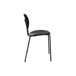 PIET HEIN Chair, black lacquered oak/Solid Black 509
