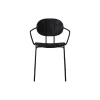 PIET HEIN Chair with Arms, sortlakeret eg