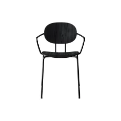 PIET HEIN Chair with Arms, sortlakeret eg