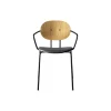 PIET HEIN Chair with Arms, olieret eg/Solid Black 509