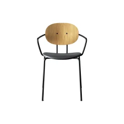 PIET HEIN Chair with Arms, olieret eg/Solid Black 509