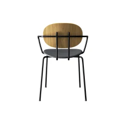 PIET HEIN Chair with Arms, olieret eg/Solid Black 509