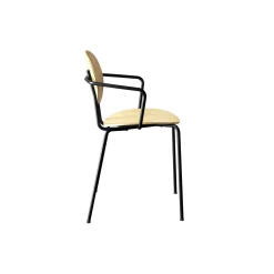 PIET HEIN Chair with Arms, hvidpigmenteret eg