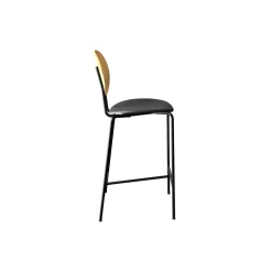 PIET HEIN Counter Chair, olieret eg/Solid Black 509